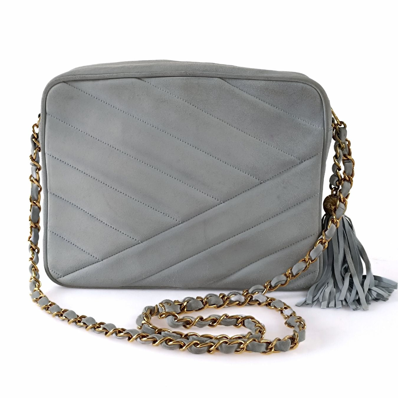 Chanel borsa a tracolla modello Camera con frangia