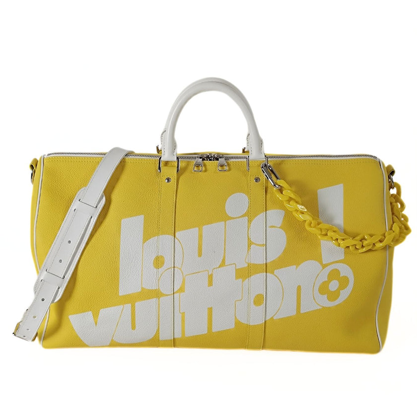 Louis Vuitton Keepall Everyday Virgil Abloh giallo 2021
