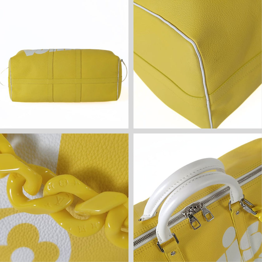 Louis Vuitton Keepall Everyday Virgil Abloh giallo 2021