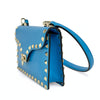 Valentino borsetta a spalla mini Rockstud in pelle turchese