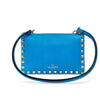 Valentino borsetta a spalla mini Rockstud in pelle turchese