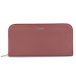 Saint Laurent portafoglio lungo Paris in pelle rosa