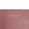 Saint Laurent portafoglio lungo Paris in pelle rosa