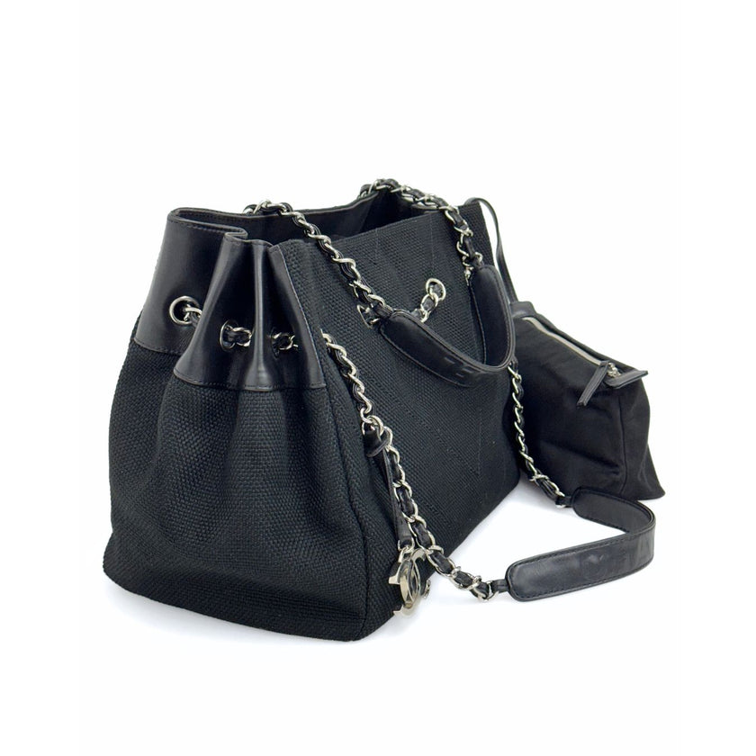 Chanel borsa a spalla Shopping Chevron