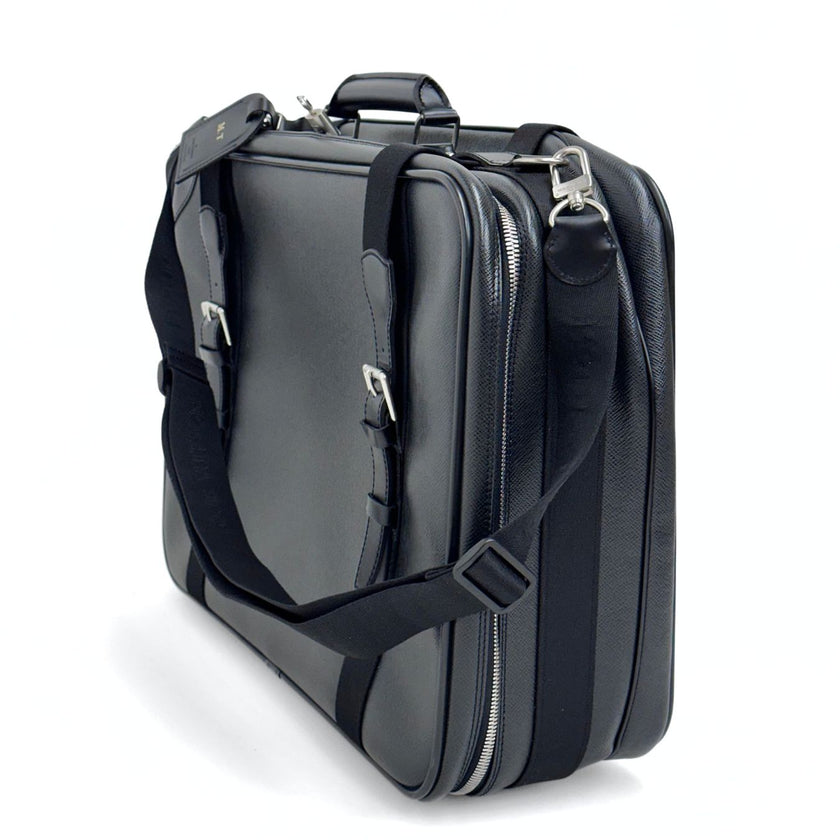 Louis Vuitton borsa da viaggio Satellite 53 Taiga nera