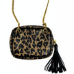 Saint Laurent borsa mini Lou in pelle maculata