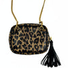 Saint Laurent borsa mini Lou in pelle maculata