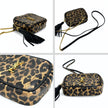 Saint Laurent borsa mini Lou in pelle maculata