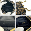 Saint Laurent borsa mini Lou in pelle maculata