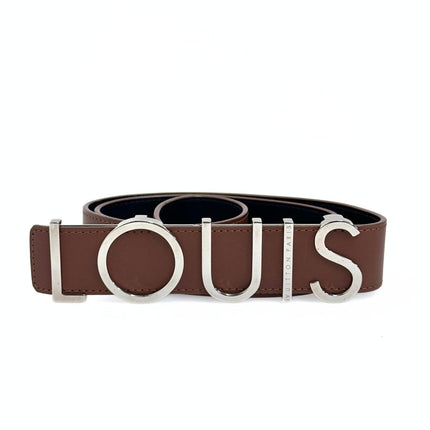 Louis Vuitton cintura da donna in pelle marrone