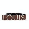 Louis Vuitton cintura da donna in pelle marrone