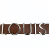Louis Vuitton cintura da donna in pelle marrone