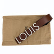 Louis Vuitton cintura da donna in pelle marrone