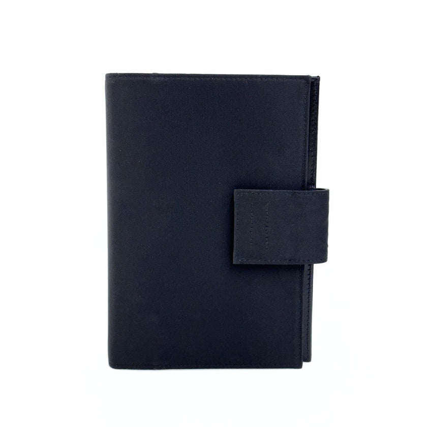 Prada copertina per agenda in tela vela nera