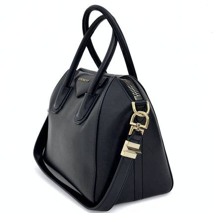 Givenchy borsa a spalla Antigona piccola in pelle nera