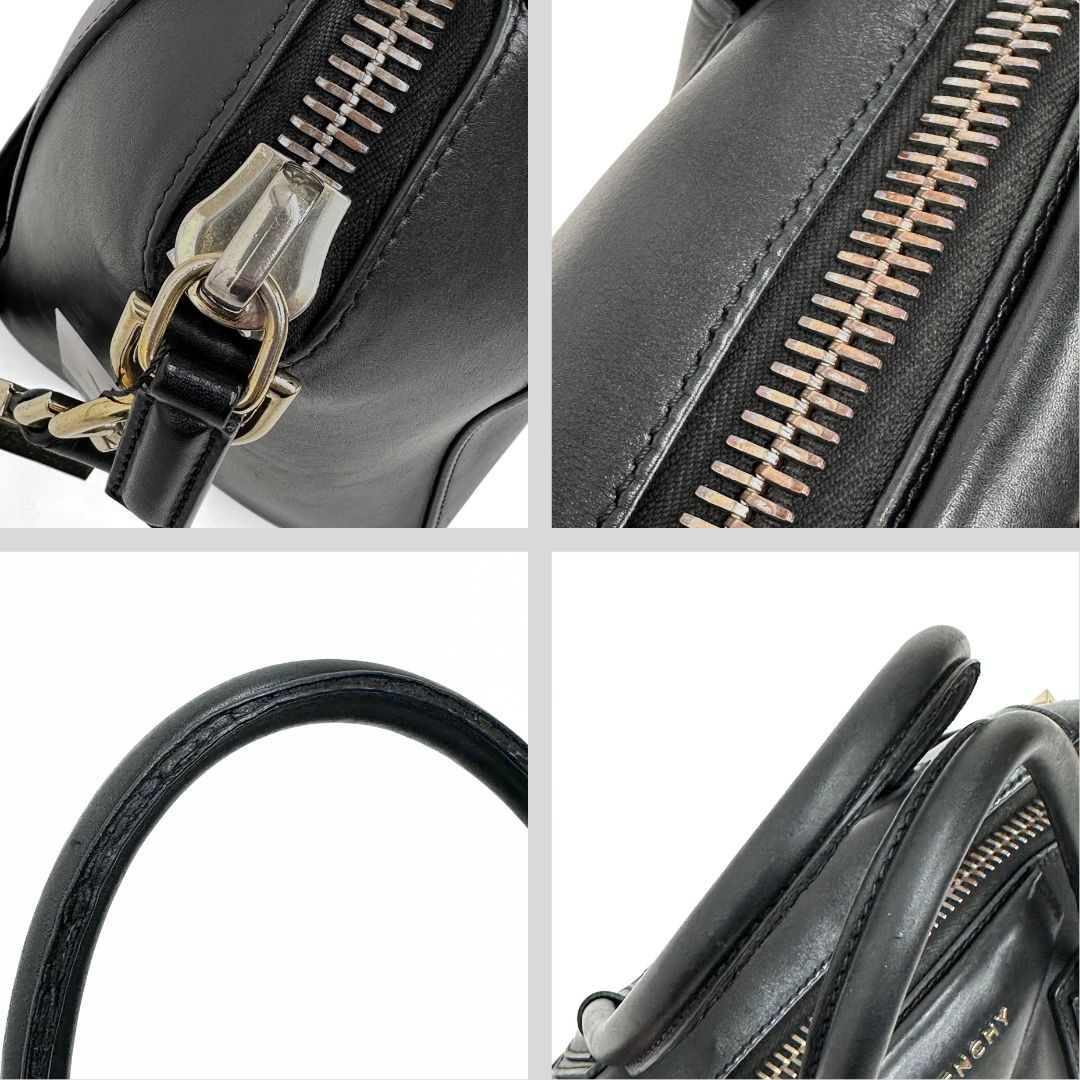 Givenchy borsa a spalla Antigona piccola in pelle nera