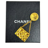 Chanel spilla Classic Flap placcato oro