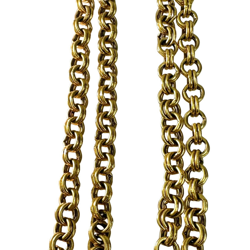 Chanel collana vintage 1993 CC medaglione