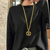 Chanel collana vintage 1993 CC medaglione