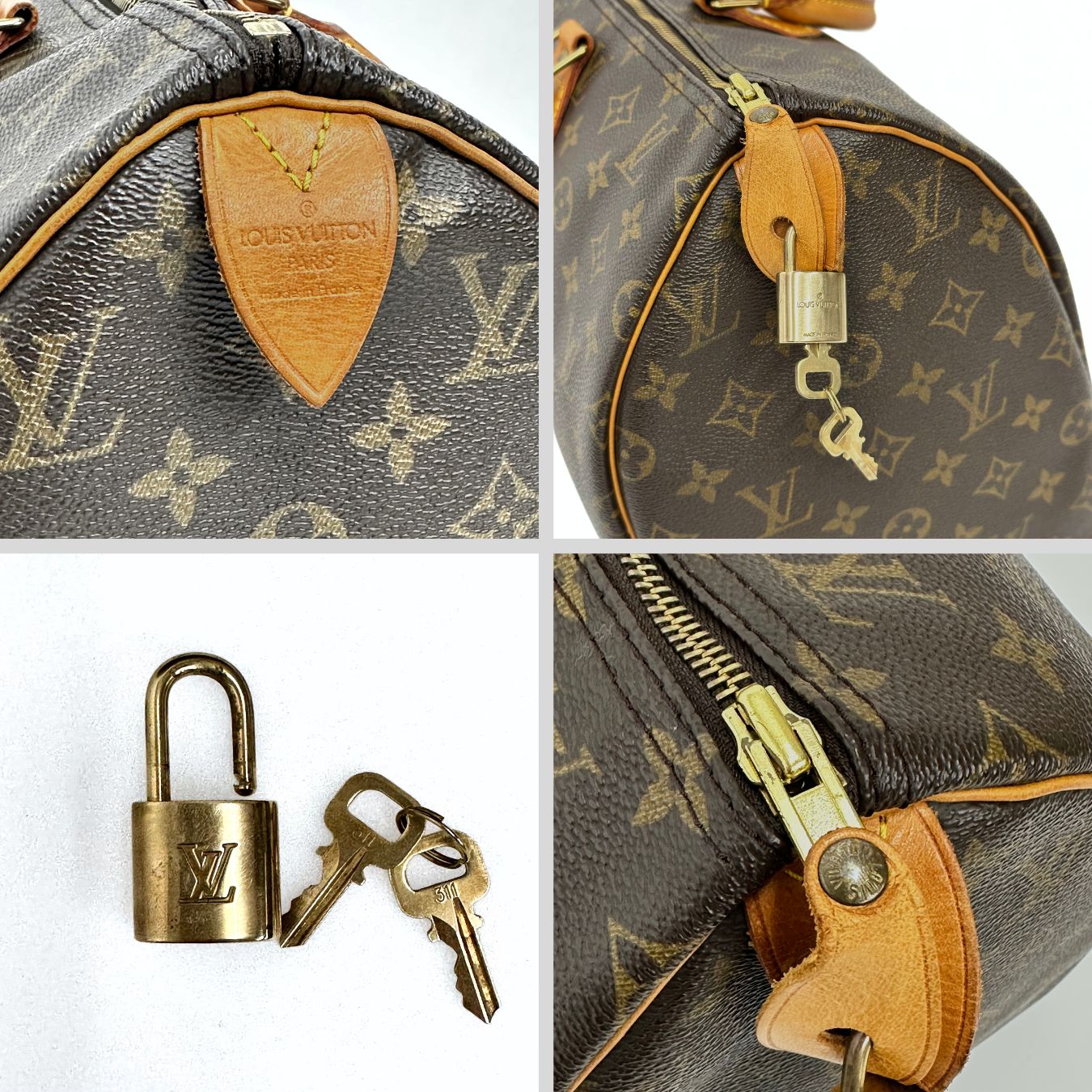 Louis Vuitton borsa a mano Speedy 40 monogram