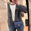Borsa Gucci Wallet on Chain Interlocking in Pelle Avion