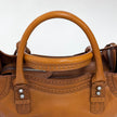 Balenciaga Borsa Giant Brogues Velo in pelle cuoio