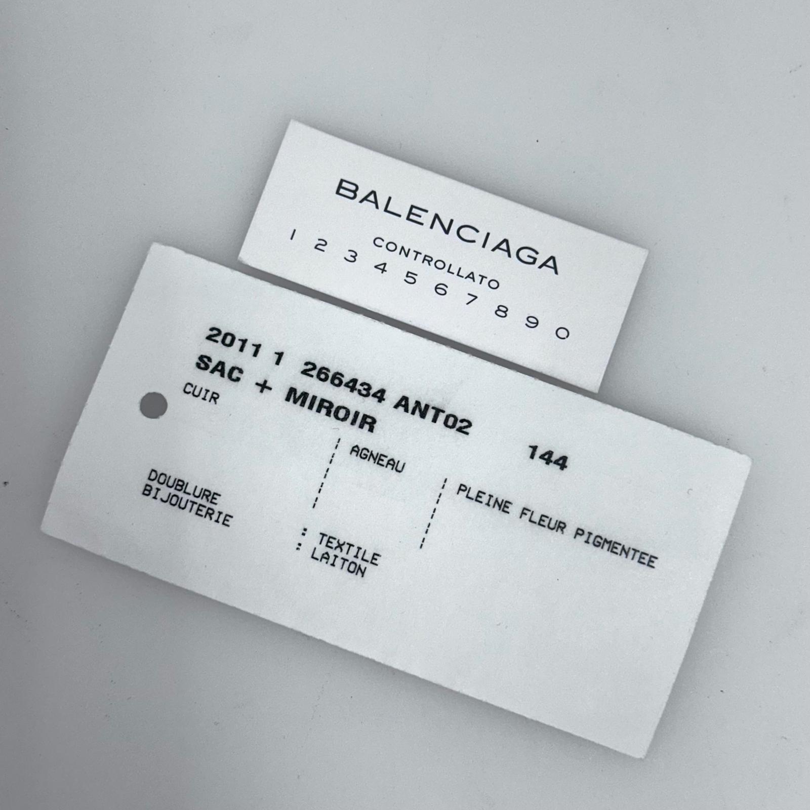 Balenciaga Borsa Giant Brogues Velo in pelle cuoio