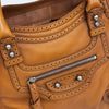 Balenciaga Borsa Giant Brogues Velo in pelle cuoio