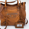 Balenciaga Borsa Giant Brogues Velo in pelle cuoio