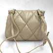 Balenciaga Borsa Puffy B Chain Trapuntata Beige