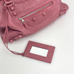 Balenciaga Borsa a Mano Classic City Brogues in Pelle Rosa