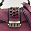 Borsa Bvlgari a mano Serpenti Forever in pelle bordeaux