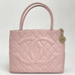 Borsa Chanel Medallion in Pelle Liscia Rosa