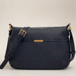 Borsa Fendi a Tracolla in Tela Rivestita Zucchino Nero
