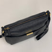 Borsa Fendi a Tracolla in Tela Rivestita Zucchino Nero