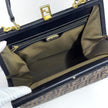 Borsa Fendi a mano con tracolla in tela Zucca