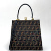 Borsa Fendi a mano con tracolla in tela Zucca