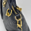 Borsa Louis Vuitton V Tote BB in pelle Monogram Empreinte nera