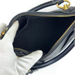Borsa Louis Vuitton V Tote BB in pelle Monogram Empreinte nera