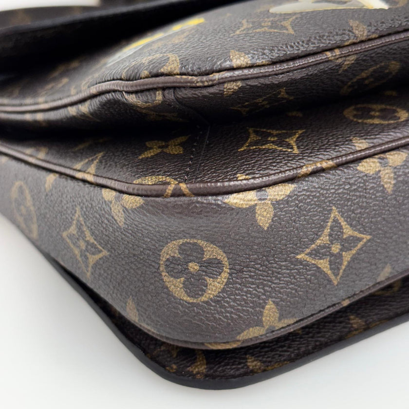 Borsa Louis Vuitton a tracolla Pochette Métis Monogram Stickers