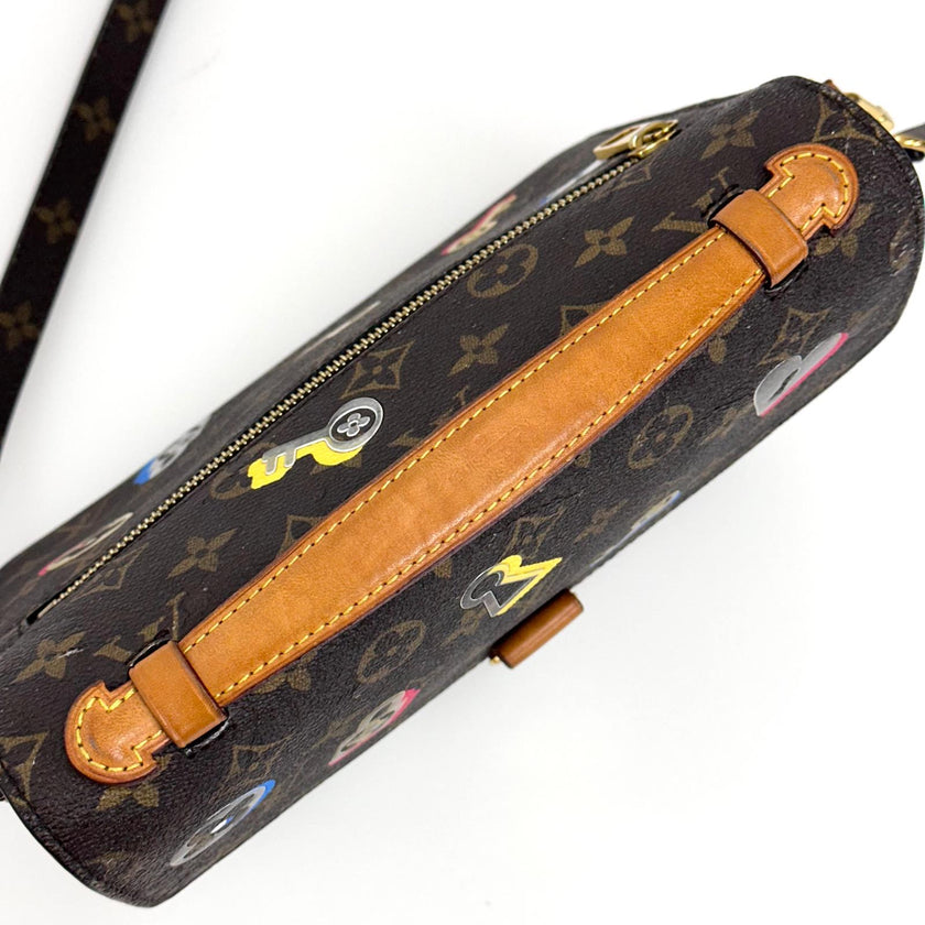 Borsa Louis Vuitton a tracolla Pochette Métis Monogram Stickers