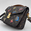 Borsa Louis Vuitton a tracolla Pochette Métis Monogram Stickers