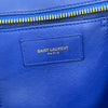 Borsa Saint Laurent Chyc Cabas in Pelle Blu Elettrico