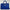 Borsa Saint Laurent Chyc Cabas in Pelle Blu Elettrico