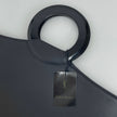 Borsa Saint Laurent Ring Tote in Pelle Nera