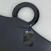 Borsa Saint Laurent Ring Tote in Pelle Nera