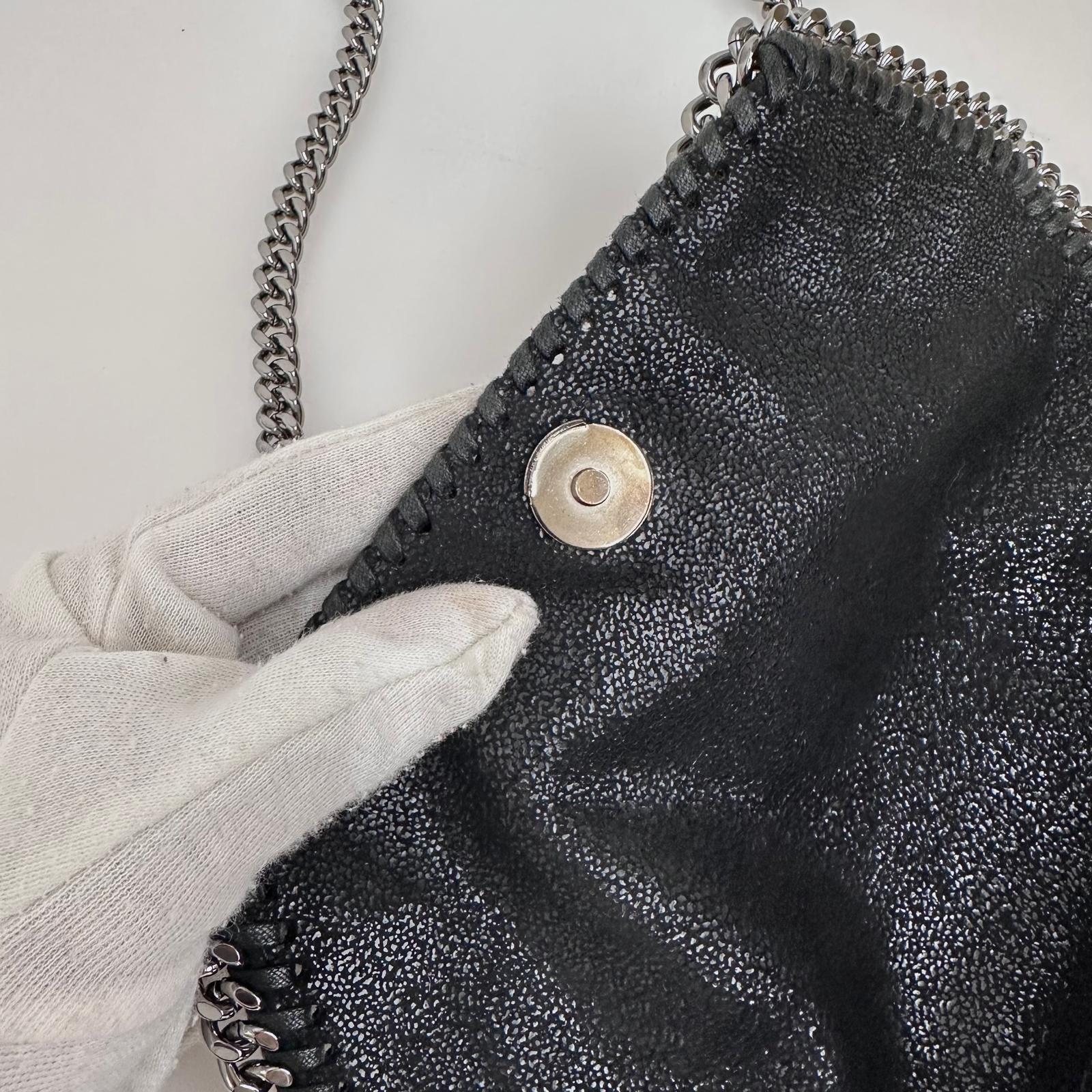 Borsa Stella McCartney Falabella Pochette con catena Nera