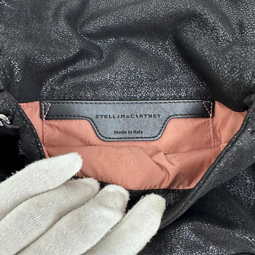 Borsa Stella McCartney Falabella Pochette con catena Nera