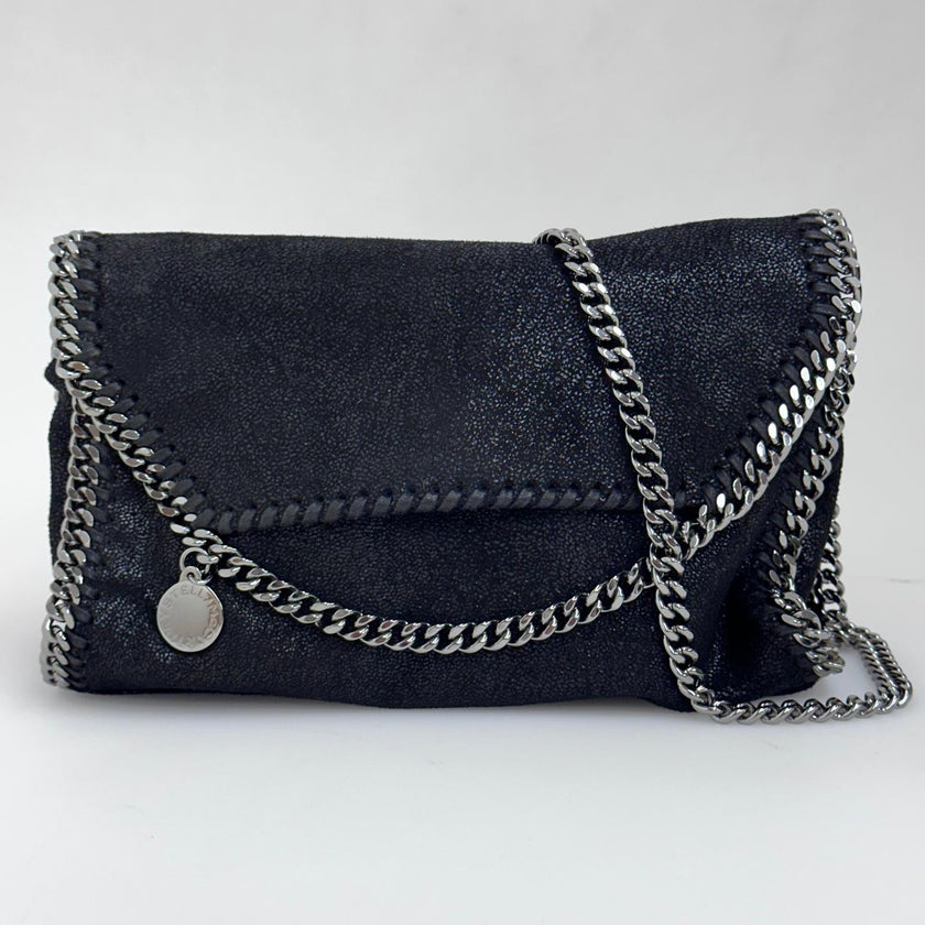 Borsa Stella McCartney Falabella Pochette con catena Nera