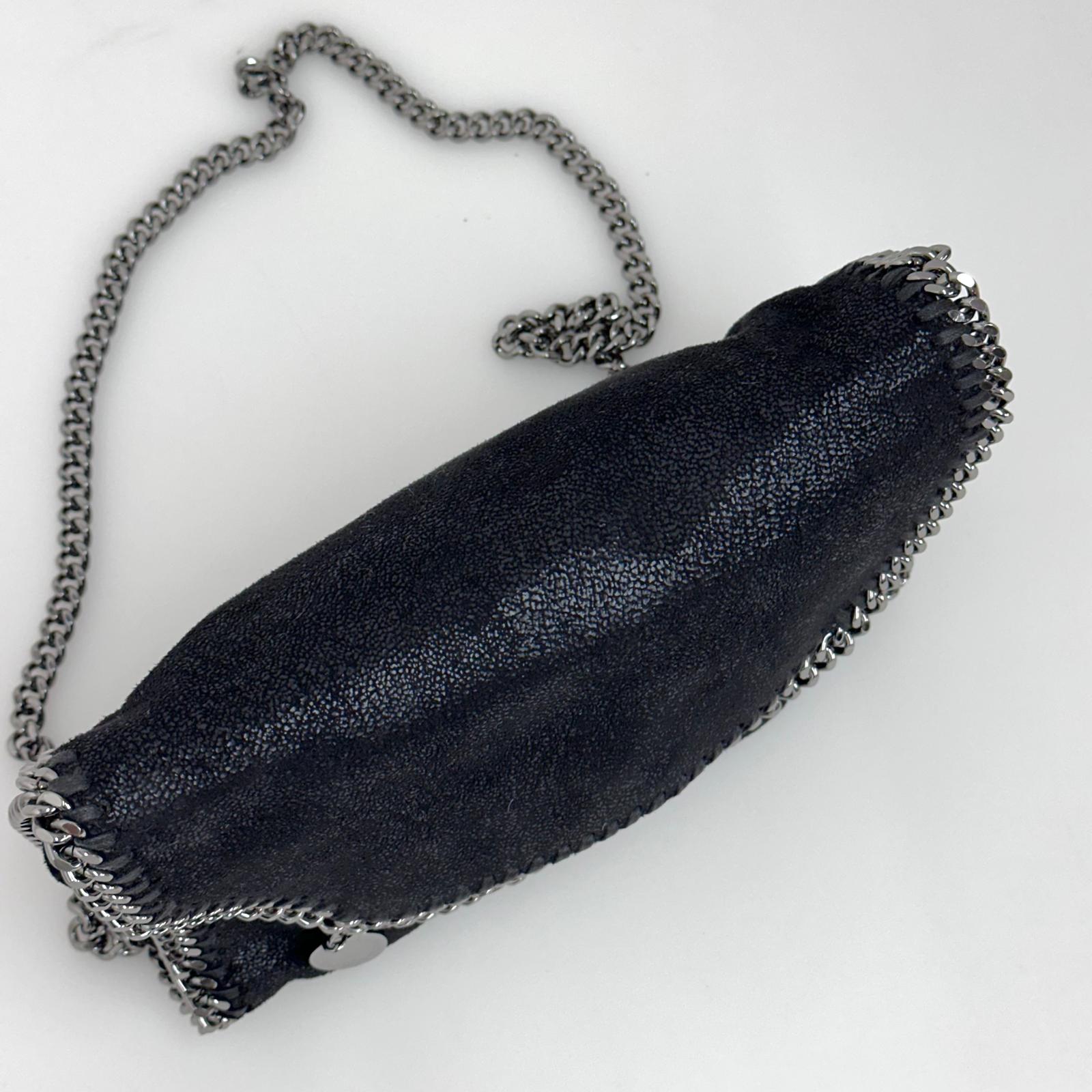Borsa Stella McCartney Falabella Pochette con catena Nera
